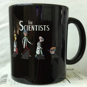 Black ceramic “The Scientists “ coffee mug